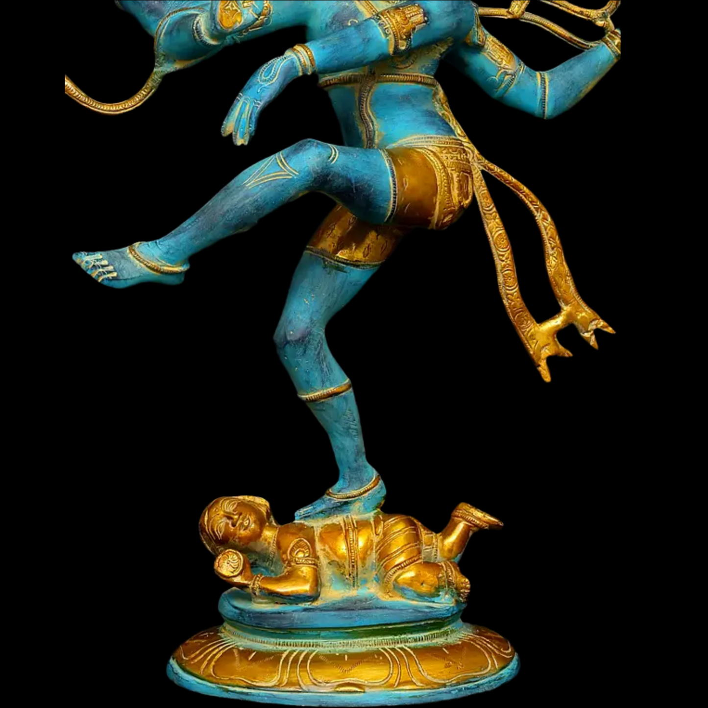 Brassaura™ Brass Nataraj Statue | Height 19.5 Inches & Weight 7.50 kg