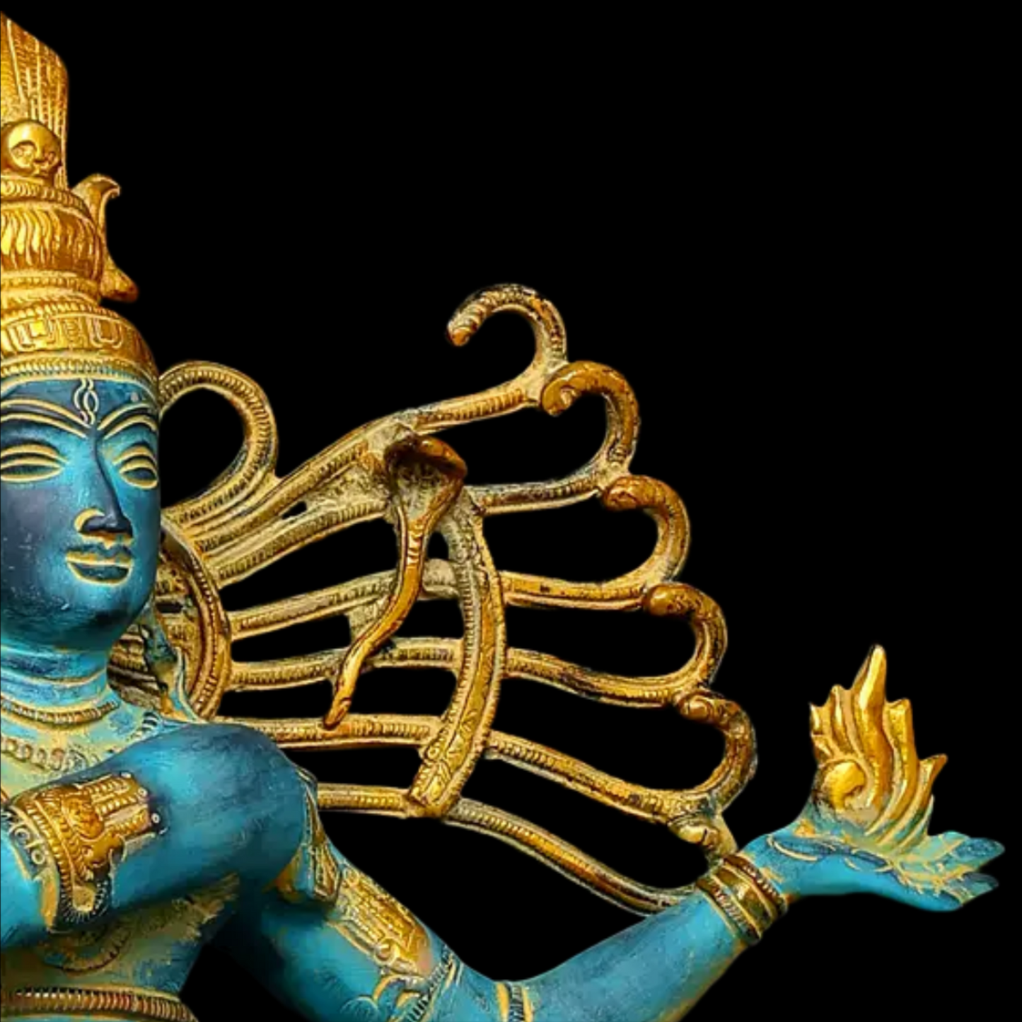 Brassaura™ Brass Nataraj Statue | Height 19.5 Inches & Weight 7.50 kg