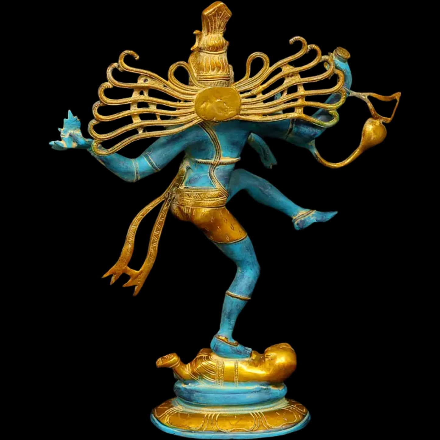 Brassaura™ Brass Nataraj Statue | Height 19.5 Inches & Weight 7.50 kg