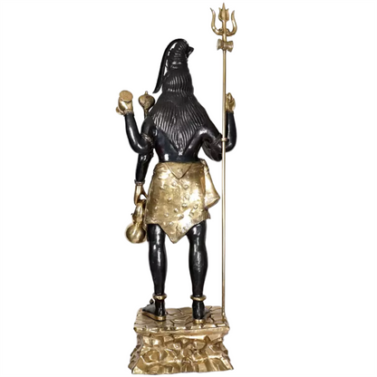 Brassaura® Brass Large Standing Shiva Statue | Height 91 Inches & Weight 185 kg