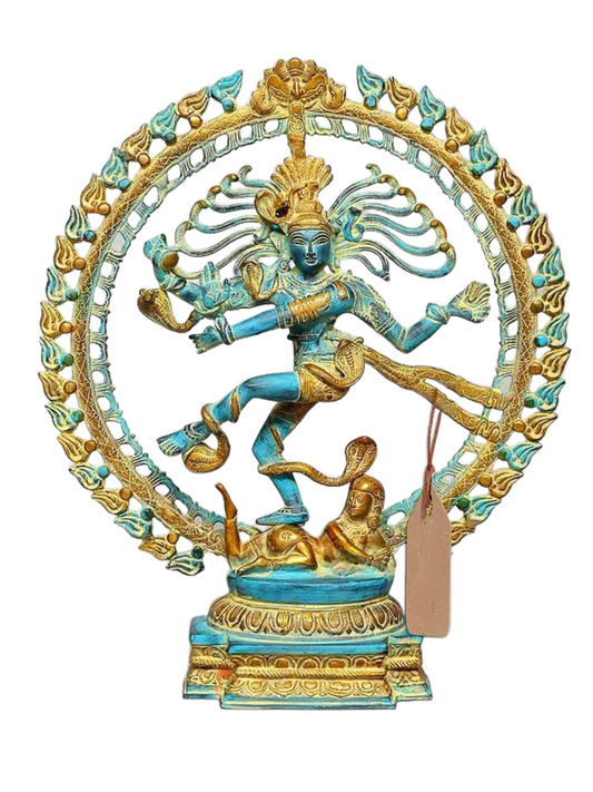 Brassaura™ Brass Nataraj Statue | Height 20.5 Inches & Weight 8.82 kg