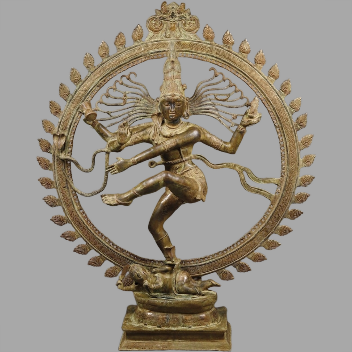 Brassaura™ Brass Natraj Statue | Height 72 Inches & Weight 158 kg