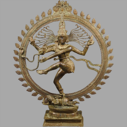 Brassaura™ Brass Natraj Statue | Height 72 Inches & Weight 158 kg