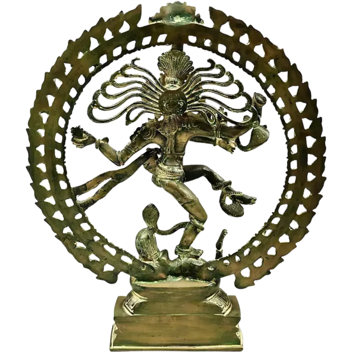 Brassaura™ Brass Nataraj Statue | Height 20.5 Inches & Weight 7.75 kg