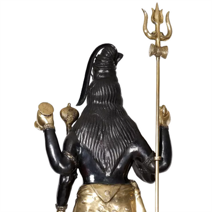 Brassaura® Brass Large Standing Shiva Statue | Height 91 Inches & Weight 185 kg
