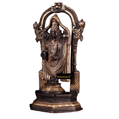 Brass Balaji Idol For Home Decor Height 12 Inch & Weight 3 Kg