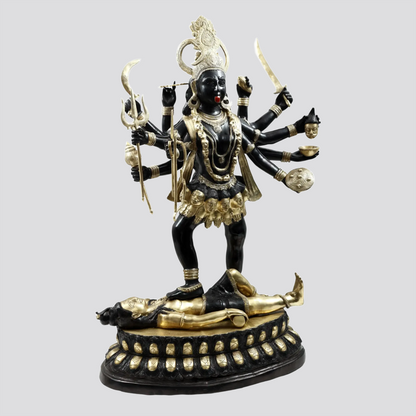 Brassaura® Brass Kali Maa Statue | Height 42.91 Inches & Weight 63 kg