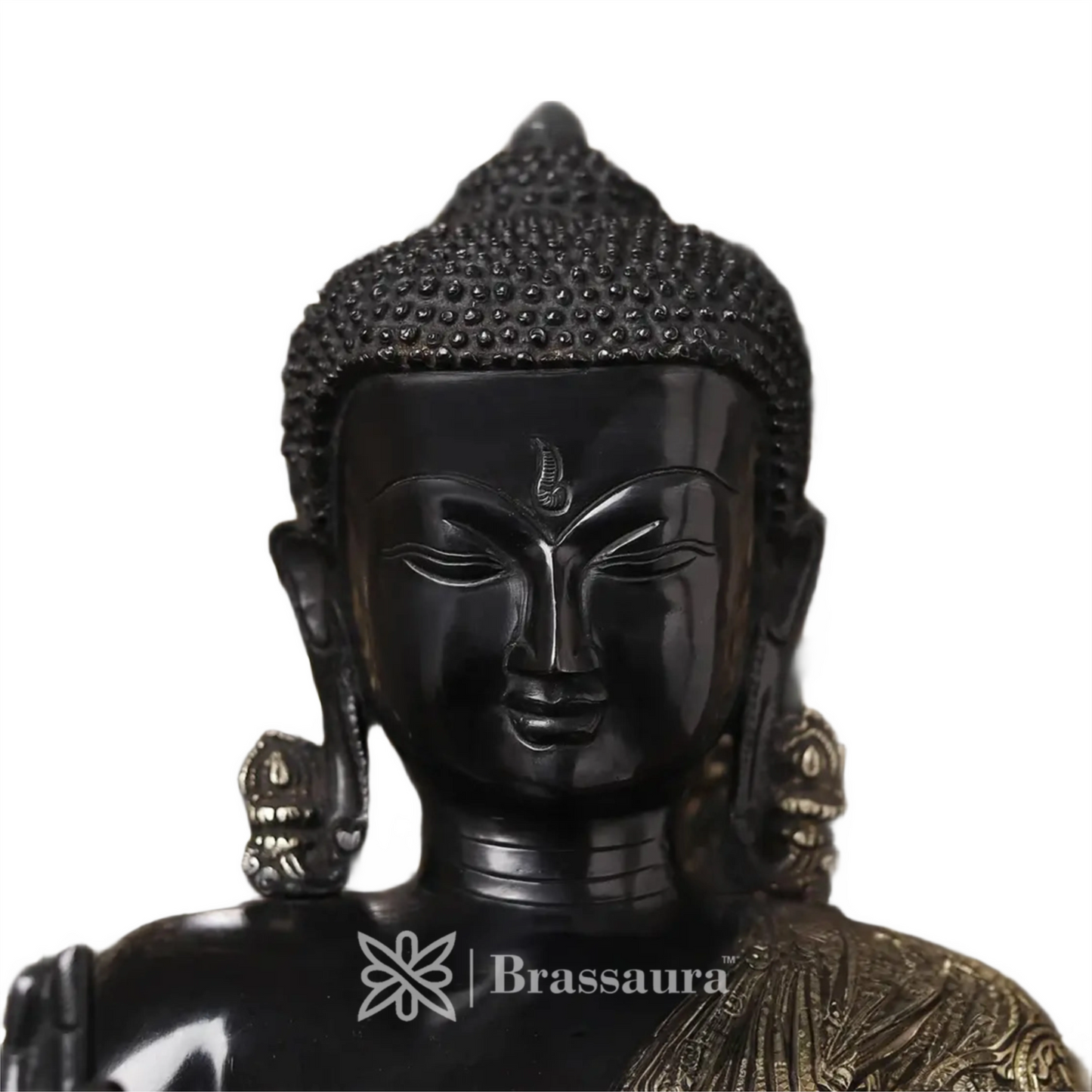 Brass Buddha For Home And Décor Weight 29.63 kg Height 29 Inch