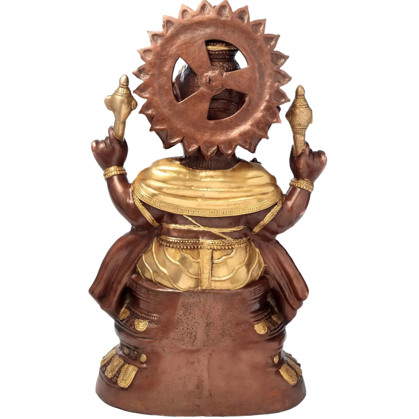 Brassaura™ Brass Ganesha Statue | Height 35 Inches & Weight 48.80 kgs