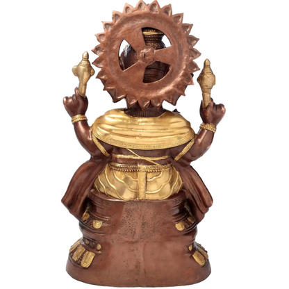 Brassaura™ Brass Ganesha Statue | Height 35 Inches & Weight 48.80 kgs