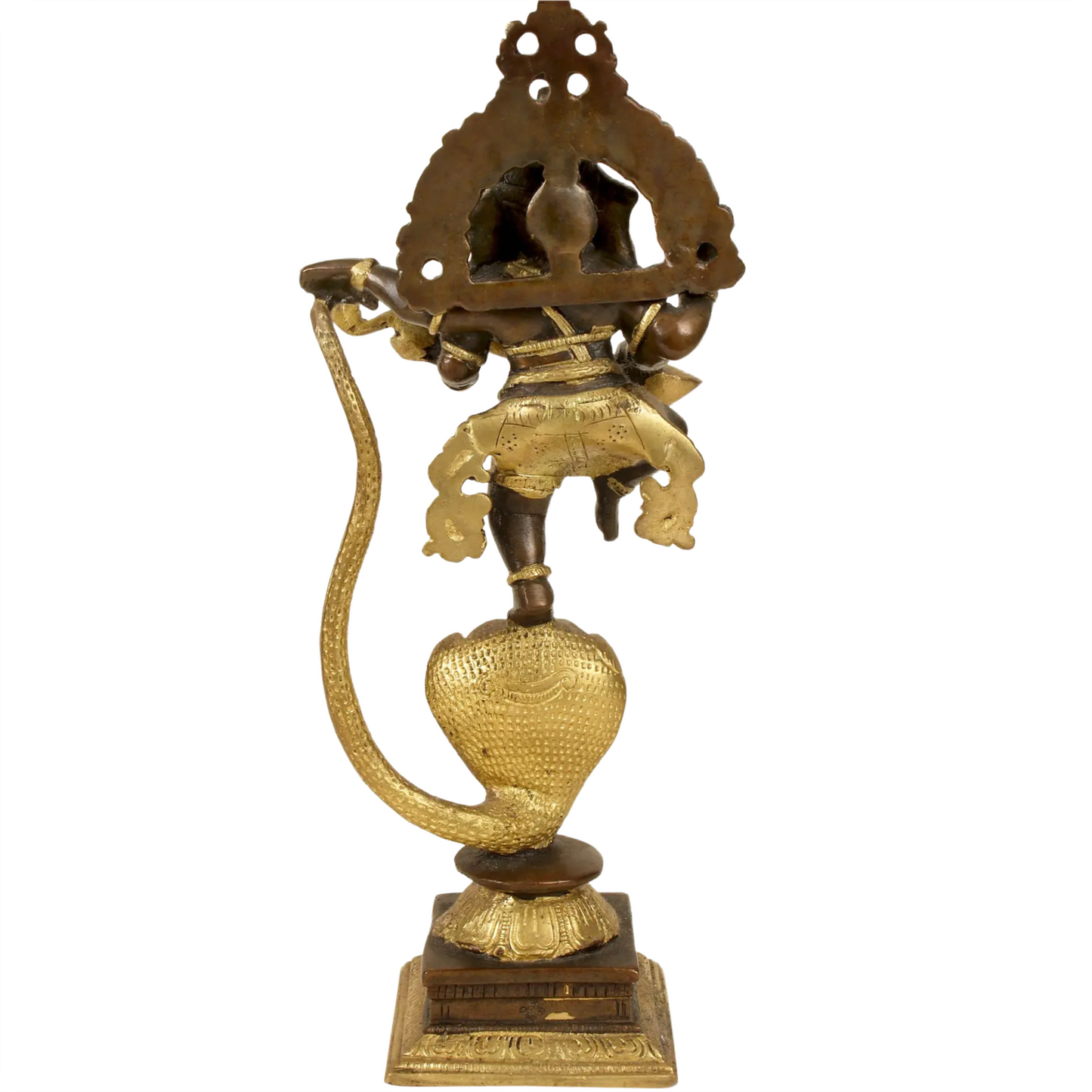 Brassaura™ Brass Mayura Ganesha Statue | Height 10 Inches & Weight 1.50 kgs