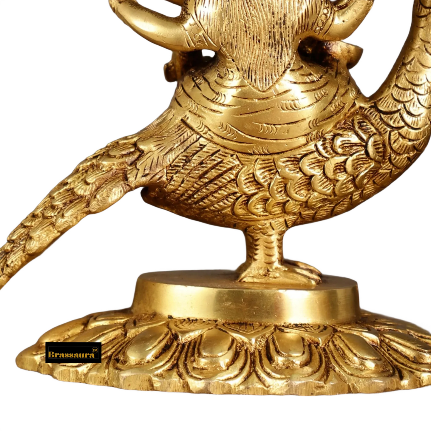 Brass Saraswati Idol for Home and Decor Height 6.5 Inches & Weight 2 Kgs