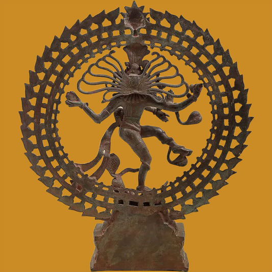 Brassaura™ Brass Nataraj Statue | Height 28 Inches & Weight 17.90 kg
