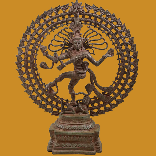 Brassaura™ Brass Nataraj Statue | Height 28 Inches & Weight 17.90 kg