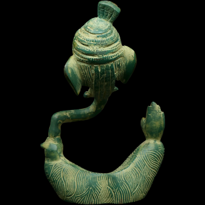 Brassaura™ Modern Brass Ganesha Statue | Height 7 Inches & Weight 1.12 kgs