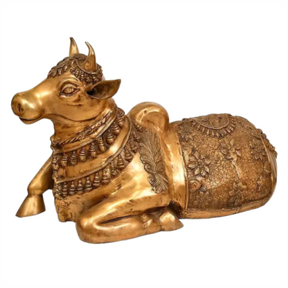 Brassaura® Brass Nandi Statue | Height 21.1 Inches & Weight 40.30 kg
