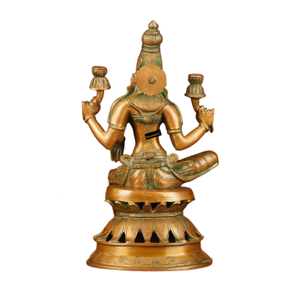Brass Laxmi Idol for Home and Decor Height 12 Inches & Weight 4 Kgs