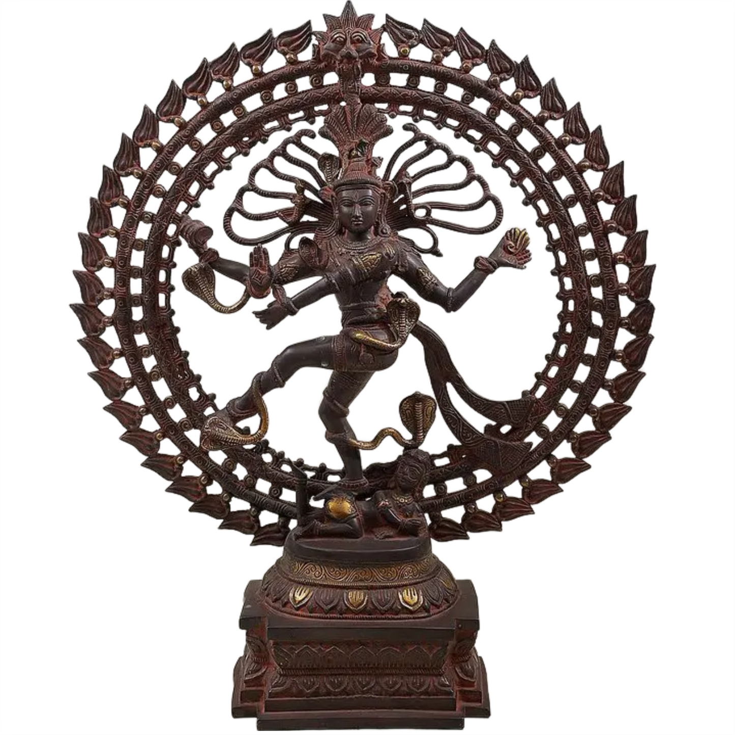 Brassaura™ Brass Nataraj Statue | Height 28 Inches & Weight 17.90 kg