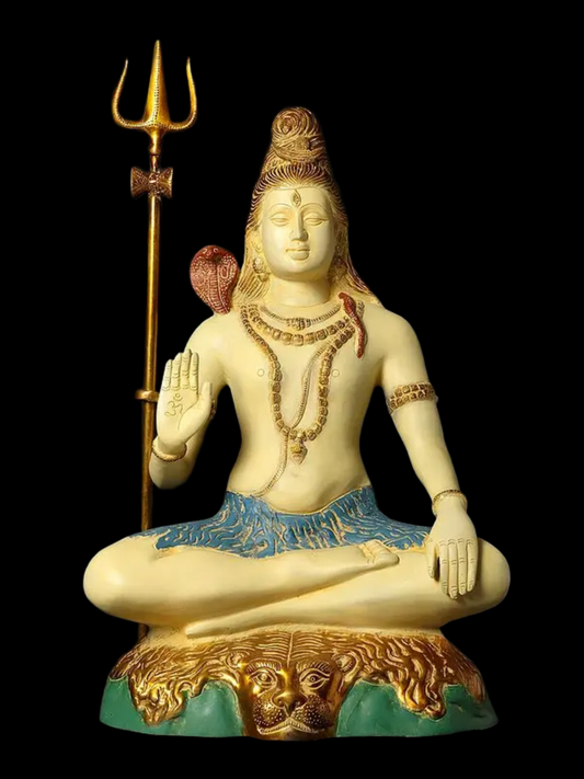 Brassaura® Brass Shiva Statue | Height 24 Inches & Weight 17.40 kg