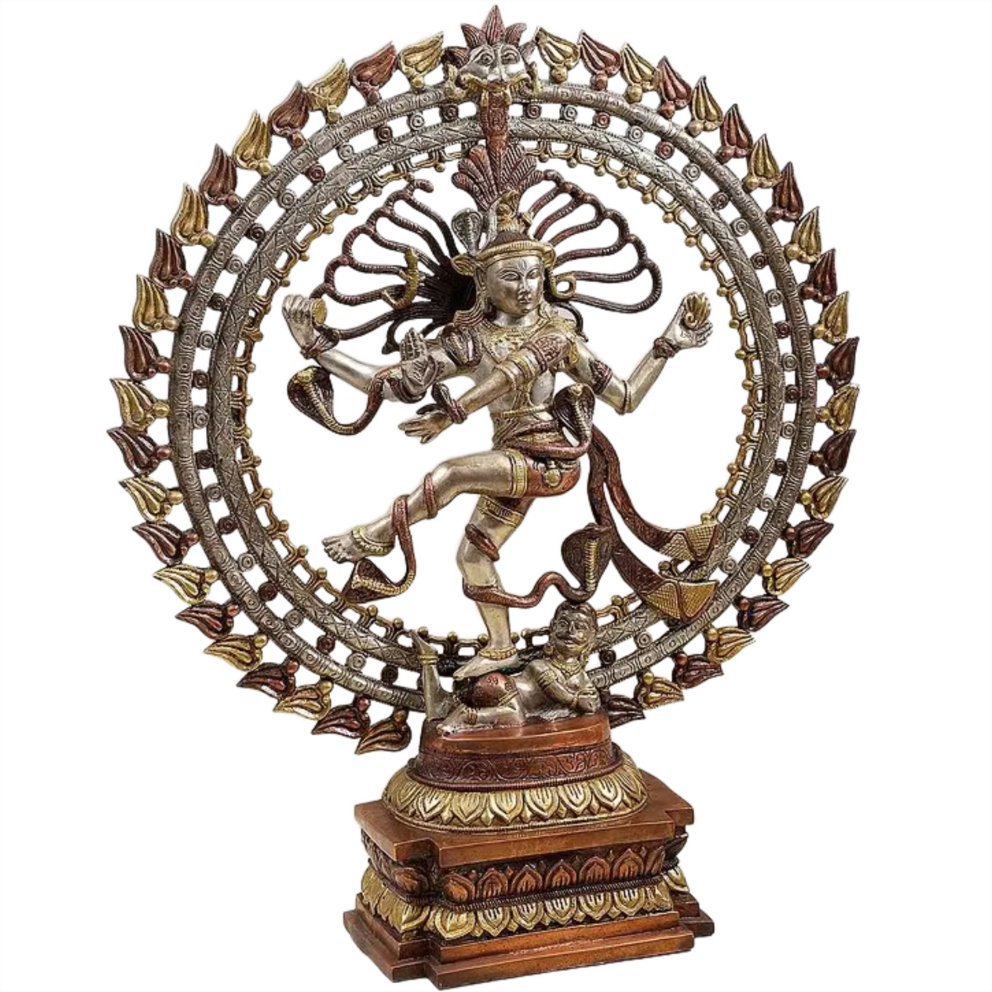 Brassaura™ Brass Nataraj Statue | Height 28 Inches & Weight 17.90 kg