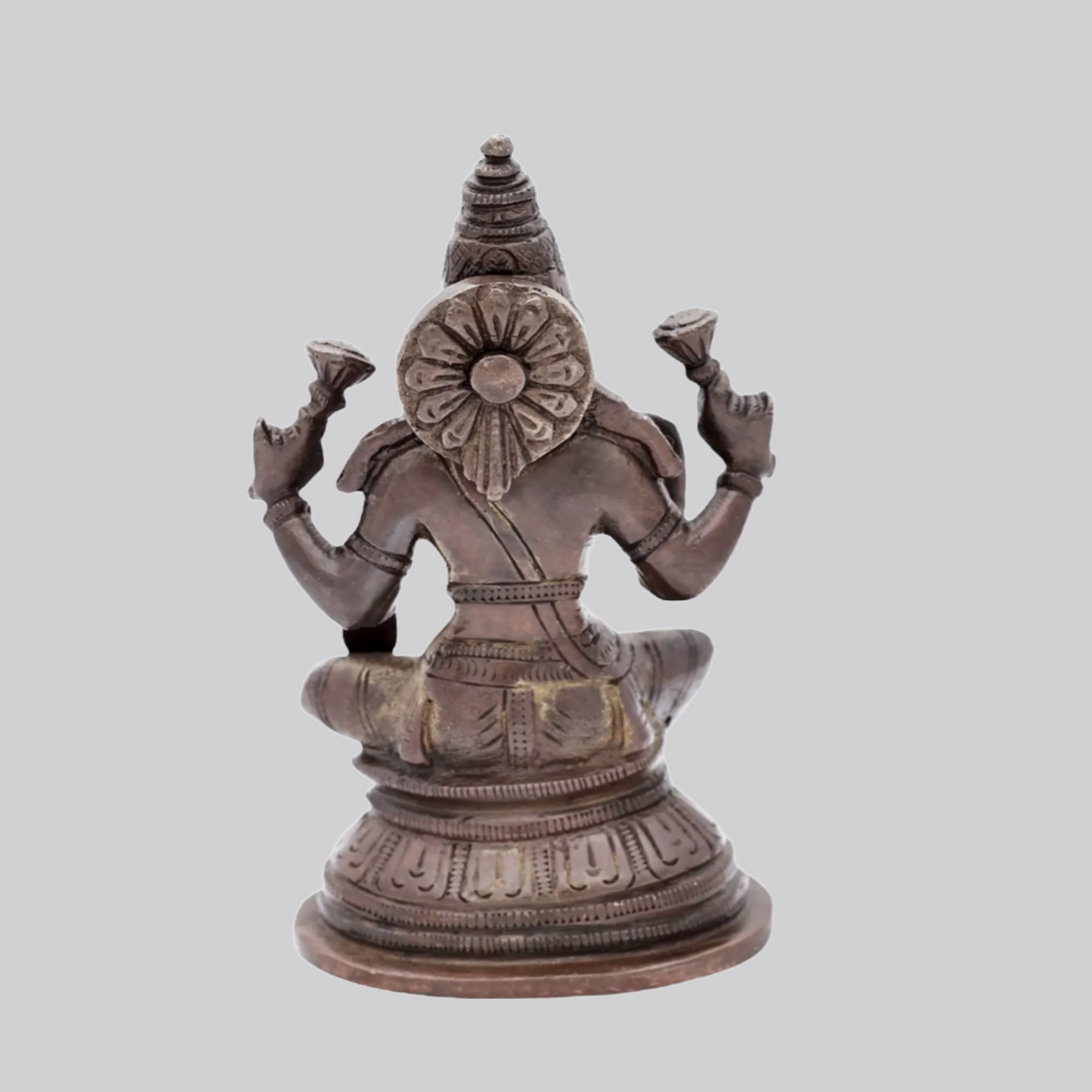 Brassaura® Brass Lakshmi Devi Statue | Height 5.51 Inches & Weight 0.90 kg