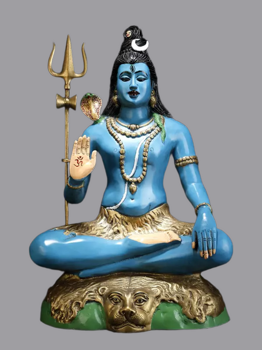 Brassaura® Brass Shiva Statue | Height 23 Inches & Weight 15.30 kg