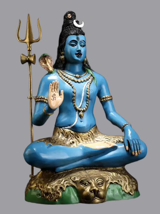 Brassaura® Brass Shiva Statue | Height 23 Inches & Weight 15.30 kg