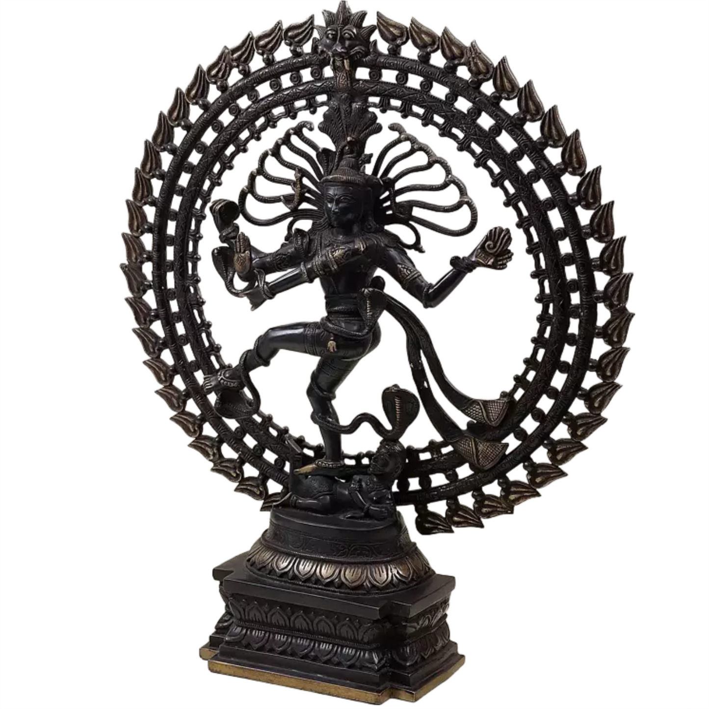 Brassaura™ Brass Nataraj Statue | Height 28 Inches & Weight 17.90 kg