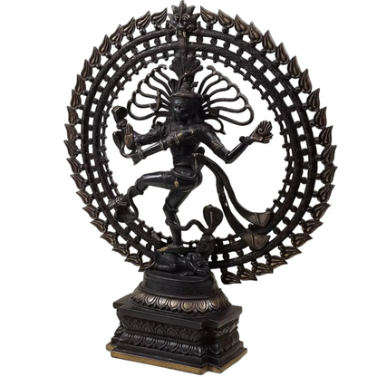 Brassaura™ Brass Nataraj Statue | Height 28 Inches & Weight 17.90 kg