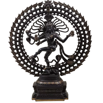 Brassaura™ Brass Nataraj Statue | Height 28 Inches & Weight 17.90 kg