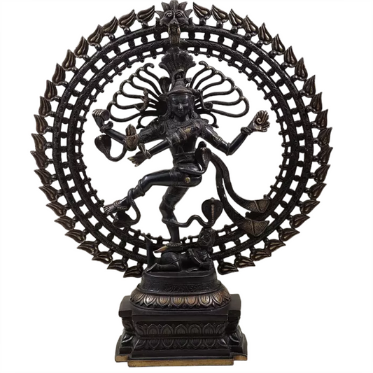 Brassaura™ Brass Nataraj Statue | Height 28 Inches & Weight 17.90 kg
