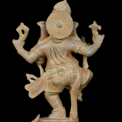 Brassaura™ Brass Dancing Ganesha Statue | Height 13 Inches & Weight 5 kgs