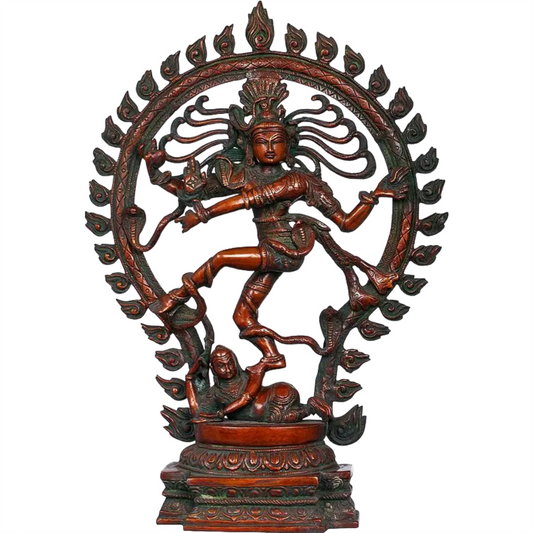 BRASS NATRAJ IDOL HEIGHT 22 INCHES