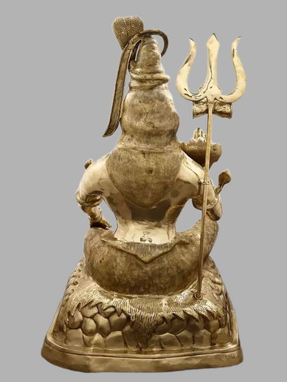 Brassaura® Brass Shiva Statue | Height 53 Inches & Weight 131 kg