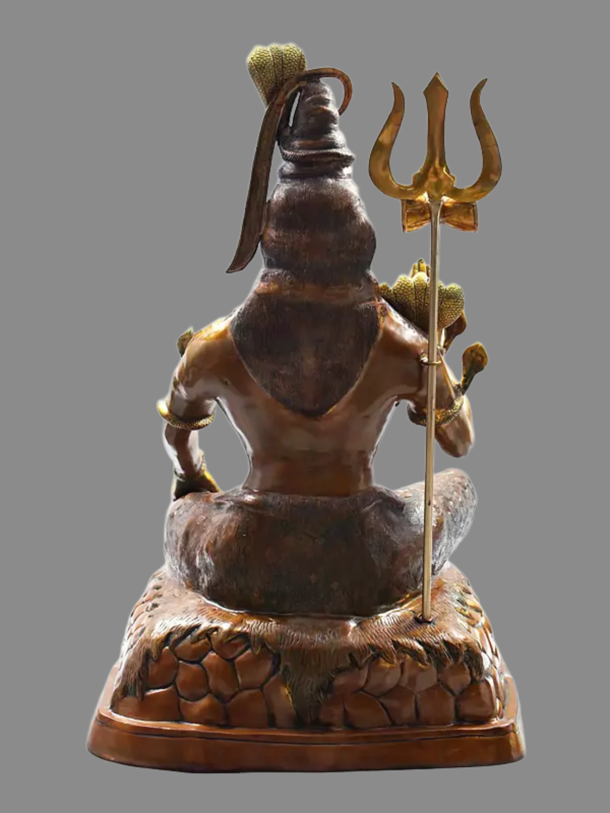 Brassaura® Brass Shiva Statue | Height 53 Inches & Weight 131 kg