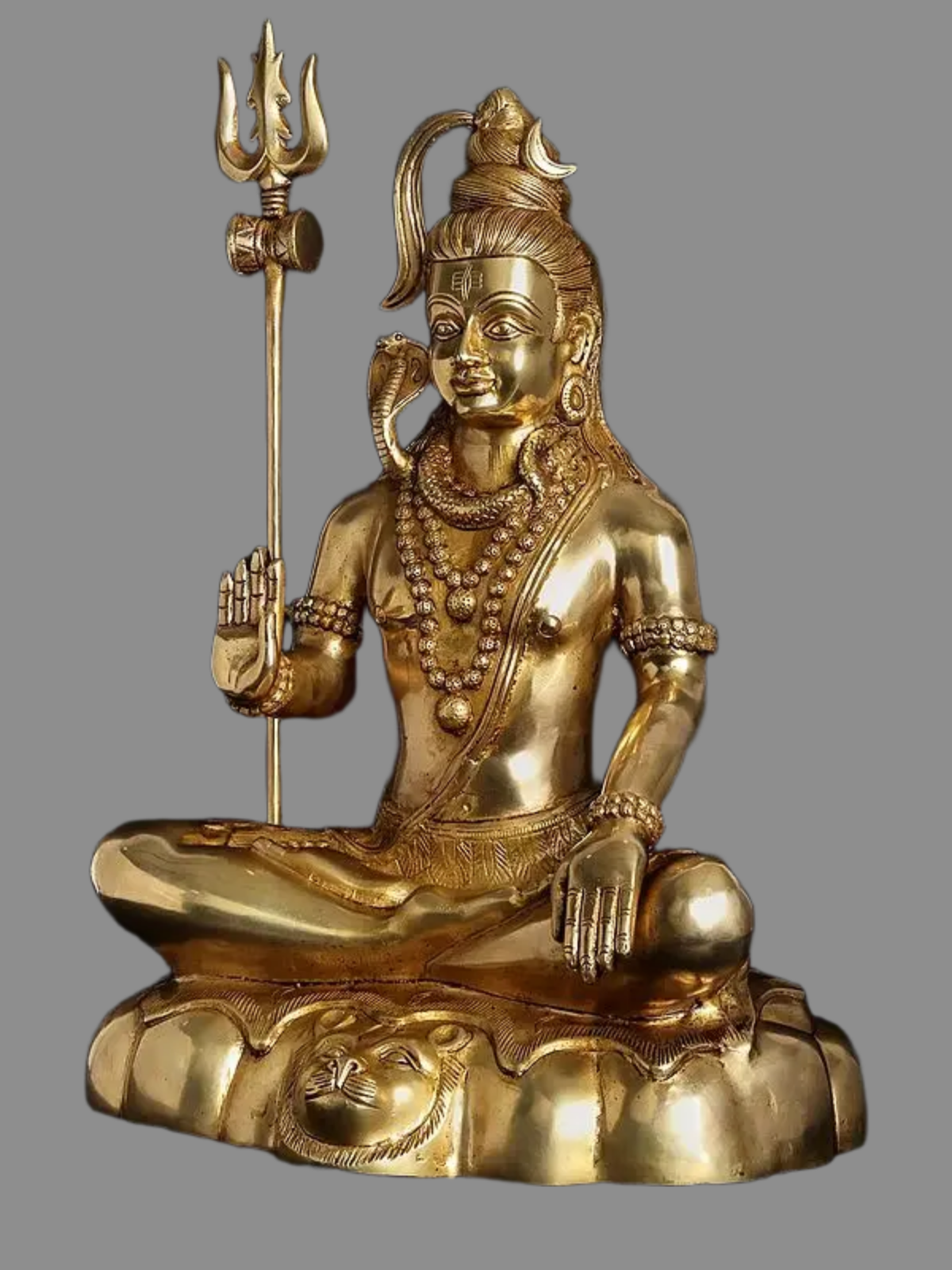Brassaura® Brass Shiva Statue | Height 18 Inches & Weight 11.57 kg