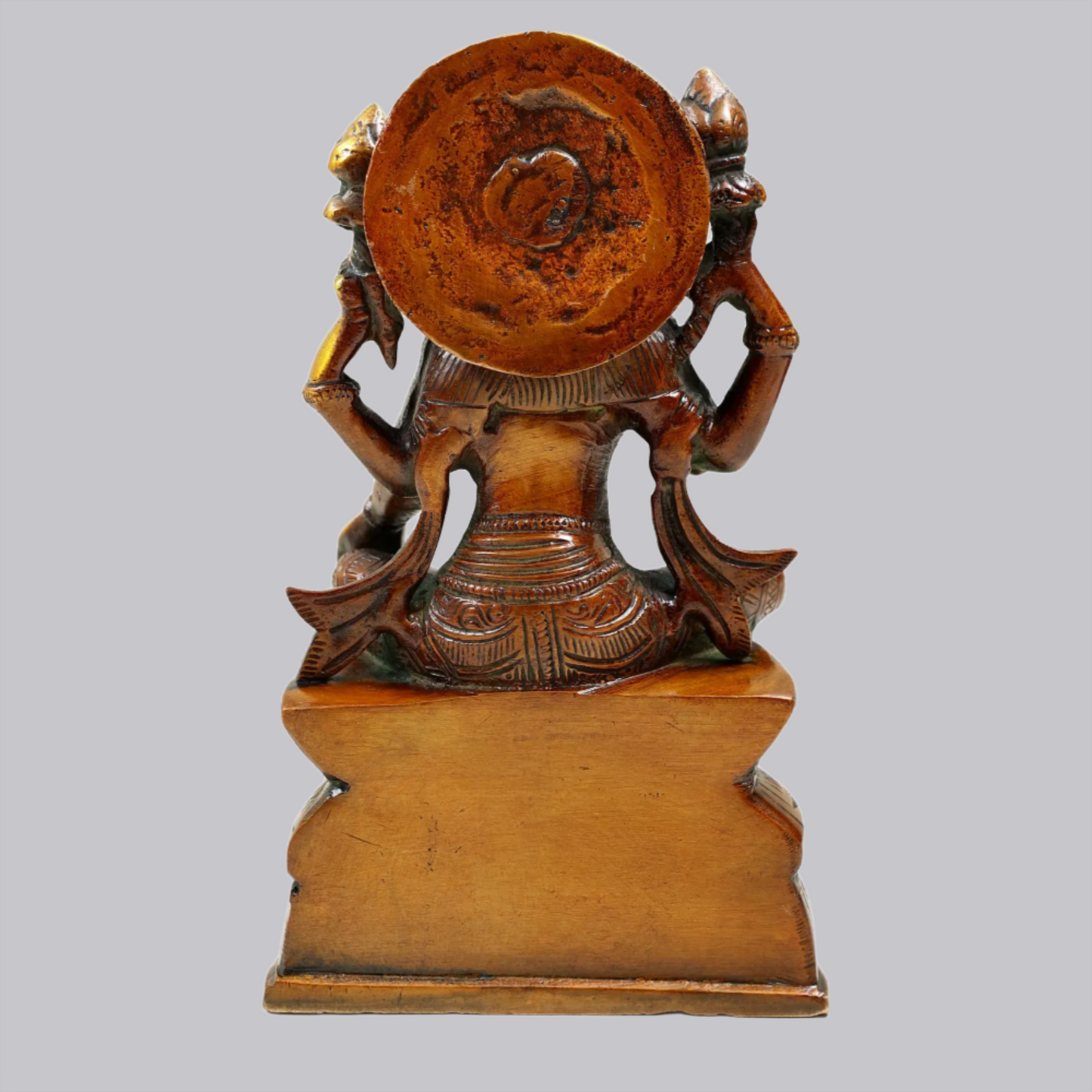 Brassaura® Brass Goddess Lakshmi Statue | Height 7.68 Inches & Weight 1.87 kg