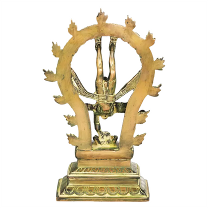 ब्रेसौरा™ पीतल शिव का गंगावतरण (नटराज) मूर्तिकला | ऊँचाई 12 इंच और वज़न 2.70 किग्रा