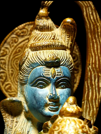 Brassaura® Brass Shiv Family Statue | Height 18 Inches & Weight 18.16 kg