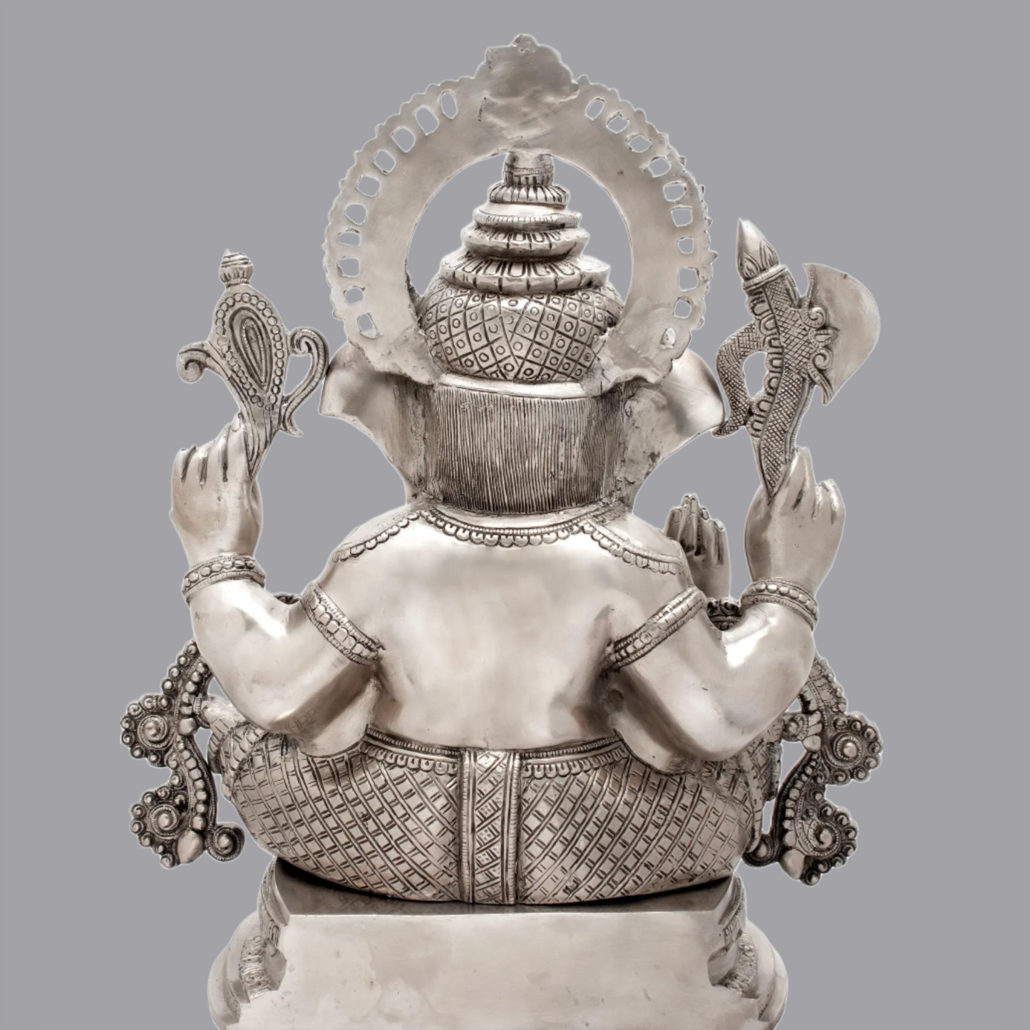 Brassaura™ 19" Ashirwad Ganesha in Brass | Height 19 Inches | Weight 23.30 kgs