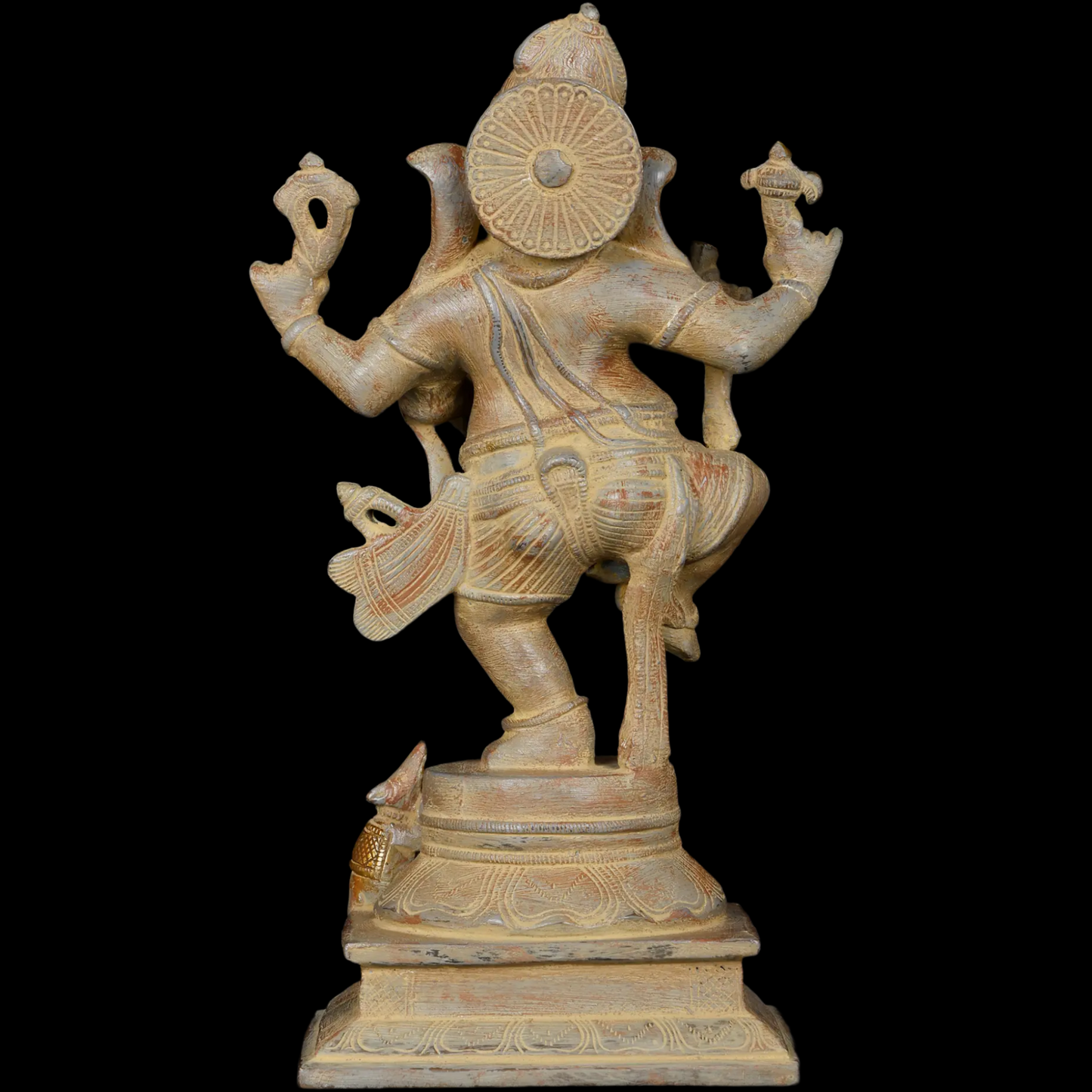 Brassaura™ Brass Dancing Ganesha Statue | Height 13 Inches & Weight 5 kgs