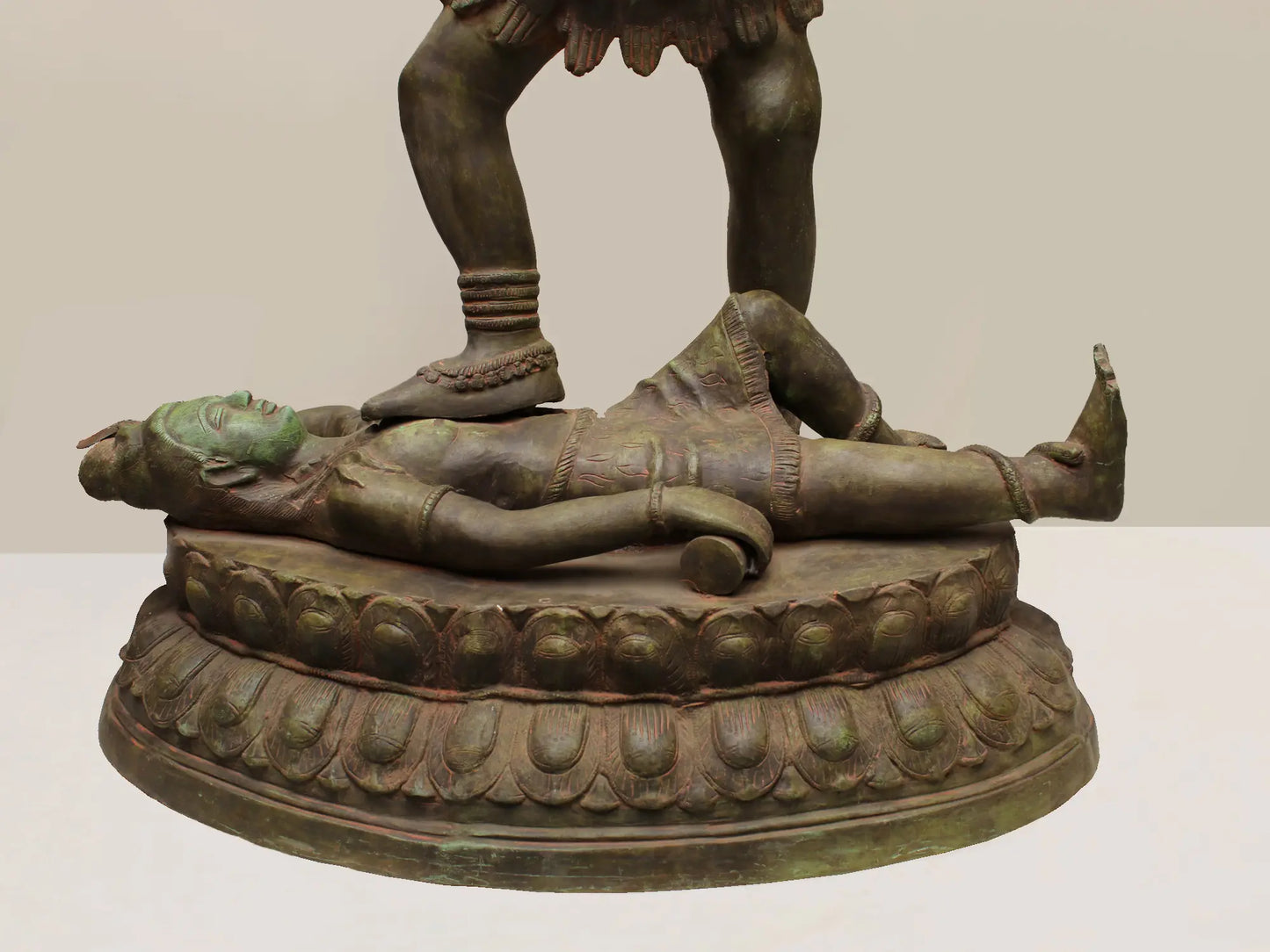 Brassaura® Brass Goddess Kali Statue | Height 43.5 Inches & Weight 63.60 kg