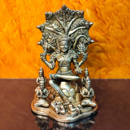 Brassaura™ Dakshinamurthy Brass Statue | Height 8.75 Inches | Weight 3 Kgs | Spiritual Home Decor