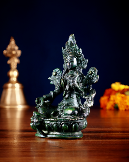 Brass Classic Tara Weight 0.300 Kg & Height 3.5 Inch