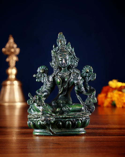 Brass Classic Tara Weight 0.300 Kg & Height 3.5 Inch