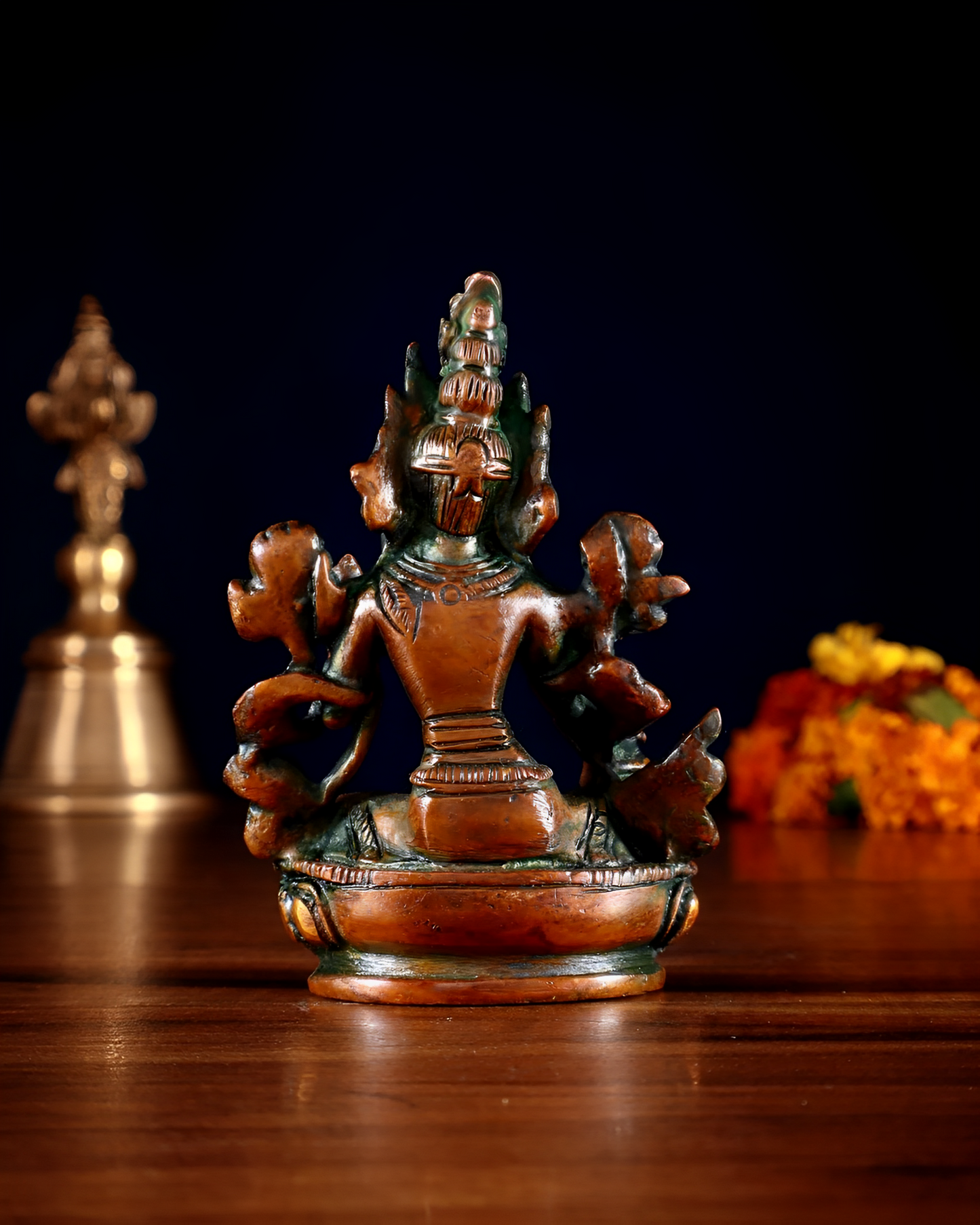 Brass Tara Weight 0.300 Kg & Height 3.5 Inch
