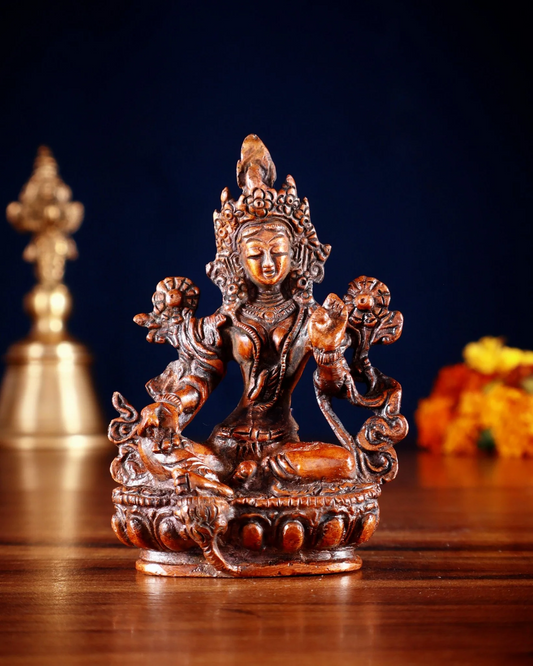Brass Tara Weight 0.300 Kg & Height 3.5 Inch