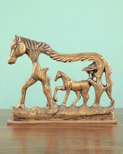 Brassaura™ Majestic Decorative Statue – Height 12" | Weight 4 Kgs