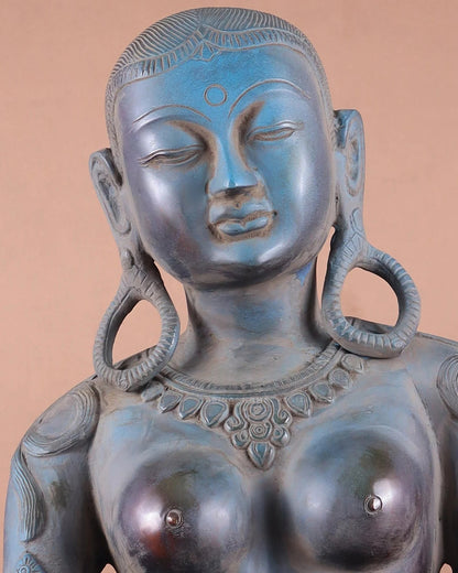 Brass Artistic Tara Weight 15.48 Kg