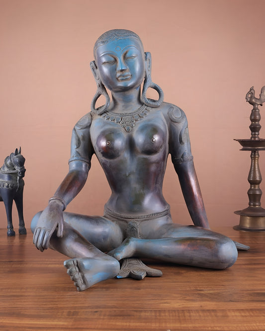 Brass Artistic Tara Weight 15.48 Kg